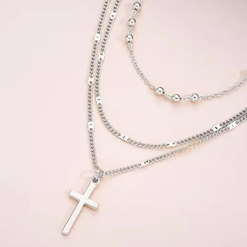 AIVEO Golden Grace Stacking Necklace — Stainless-Steel Layering Chain My Store